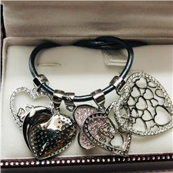 38) LOT OF 5 STERLING SILVER PENDANT