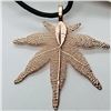Image 1 : 79) FASHION JEWELRY NATURAL LEAF NECKLACE