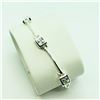 Image 1 : 112) STERLING SILVER CUBIC ZIRCONIA BRACELET