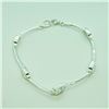 Image 3 : 112) STERLING SILVER CUBIC ZIRCONIA BRACELET