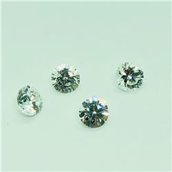 115) 4 PCS CUBIC ZIRCONIA
