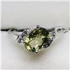 Image 4 : 23) 10K COLOR CHANGING SULTANITE & DIAMOND RING