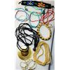 Image 1 : LOT OF BEADED NECKLACES AND BRACELETS INCLUDING
