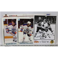 CHICAGO BLACKHAWKS REGGIE KERR SIGNED PHOTO NO COA