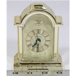 VINTAGE BULOVA DESK CLOCK.