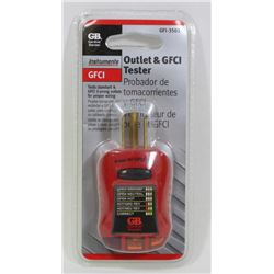 NEW GB OUTLET & GFCI TESTER.