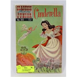 1953 503 CLASSICS JUNIOR ILLUSTRATED CINDERELLA