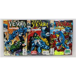 ISSUES 1-3 OF MARVEL COMICS VENOM "THE MACE"
