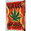 Image 1 : GOD MADE GRASS, MAN MADE BOOZE FLAG (3' X 5')