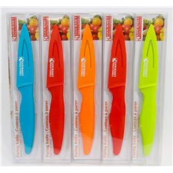 NEW!PACK OF 4 STAINLESS STEEL BLADE PAIRING KNIVES