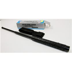 NEW! SOLID STEEL STICK WITH SHEATH
