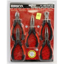 NEW! BRICO 5PC MINI PLIER SET