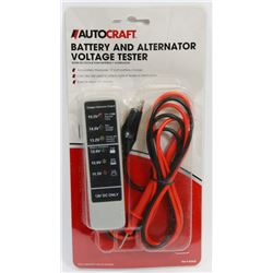 NEW! BATTERY AND ALTERNATOR VOLTAGE TESTER