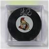 Image 1 : OTTAWA SENATORS MARC METHOT SIGNED HOCKEY PUCK
