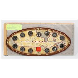 1999 CANADA CENTENNIAL QUARTER COLLECTION.