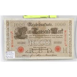 1910 GERMAN 1000 MARK BERLIN BILL.