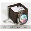 Image 1 : NEW FAITH POCKET WATCH WITH MATCHING NECKLACE