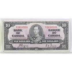 CANADA 1937 TEN DOLLAR BILL.