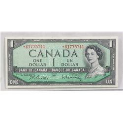 CANADA 1954 DOLLAR BILL REPLACEMENT BILL.