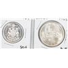 Image 1 : CANADA 1963 SILVER DOLLAR AND FIFTY CENT COINS.