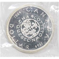 CANADA 1964 SILVER DOLLAR COIN.