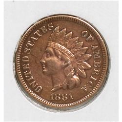 1881 USA INDIAN HEAD PENNY.