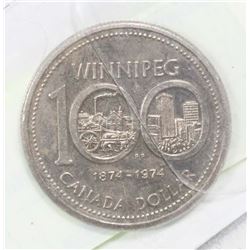 1974 CANADIAN WINNIPEG CENTENNIAL ONE