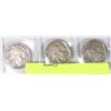 Image 1 : THREE US BUFFALO NICKLES.