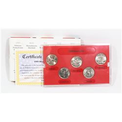 1999 US MINT QUARTER SET.
