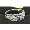 Image 1 : STERLING SILVER VINE PATTERN RING SIZE 5.75.