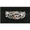 Image 1 : STERLING SILVER CELTIC STYLE BAND SIZE 7.25.