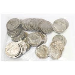 LOT OF 27 US BUFFALO NICKLES YEARS 1935-1937.