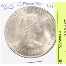 1965 BRITISH CROWN COIN.