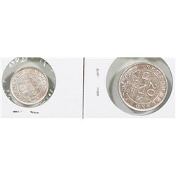 1912 NEWFOUNDLAND 20 CENT COIN AND 1945