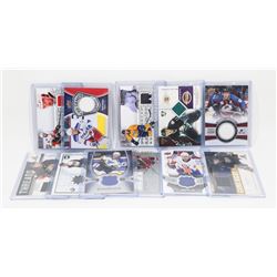 11 GAME JERSEY HOCKEY CARDS.