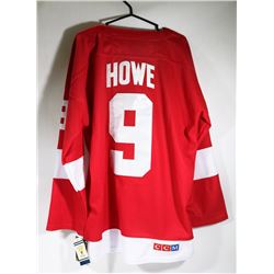 NEW GORDIE HOWE JERSEY WITH TAGS DETROIT RED WINGS