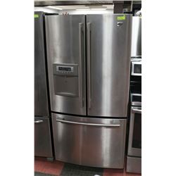 LG STAINLESS STEEL FRIDGE, WATER & ICE NOT TESTED,