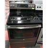 GE FLAT TOP BLACK CONVECTION RANGE MODEL