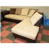 Image 1 : LARGE MULTITONE MICROFIBER SECTIONAL