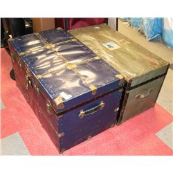 2 STORAGE TRUNKS.