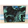 Image 1 : MULTI-COLOURED ABSTRACT ENAMELLED