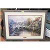 Image 1 : LARGE PRINT BY THOMAS KINKADE - PAINTER OF THE
