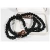 Image 1 : BLACK ONYX BEADED NECKLACE