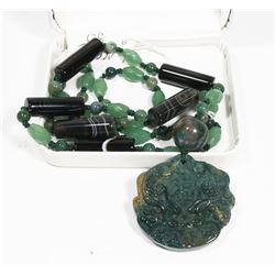 JADE BEADED NECKLACE