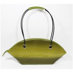 GREEN PRINCESS FLORENCE SNAKE SKIN STYLE SHOULDER
