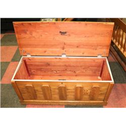 CEDAR LINED TRUNK.