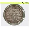 Image 1 : 1902 CANADA EDWARD VII SILVER 10 CENT COIN