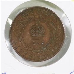 1936 NEWFOUNDLAND GEORGE V LARGE CENT