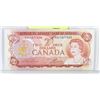 Image 1 : GEM UNC 1974 CANADIAN $2 BILL