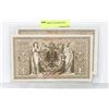 Image 1 : PAIR OF 1910 GERMAN 1000 MARKS